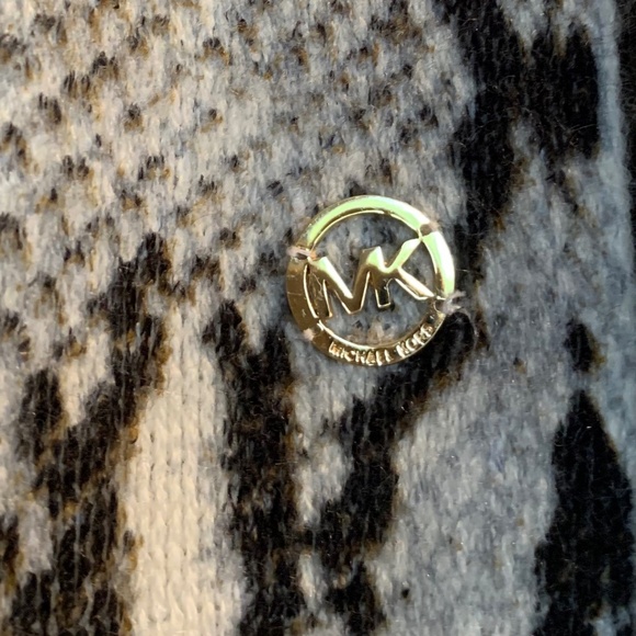 Michael Kors Gray Snakeprint Infinity Scarf - Picture 2 of 6